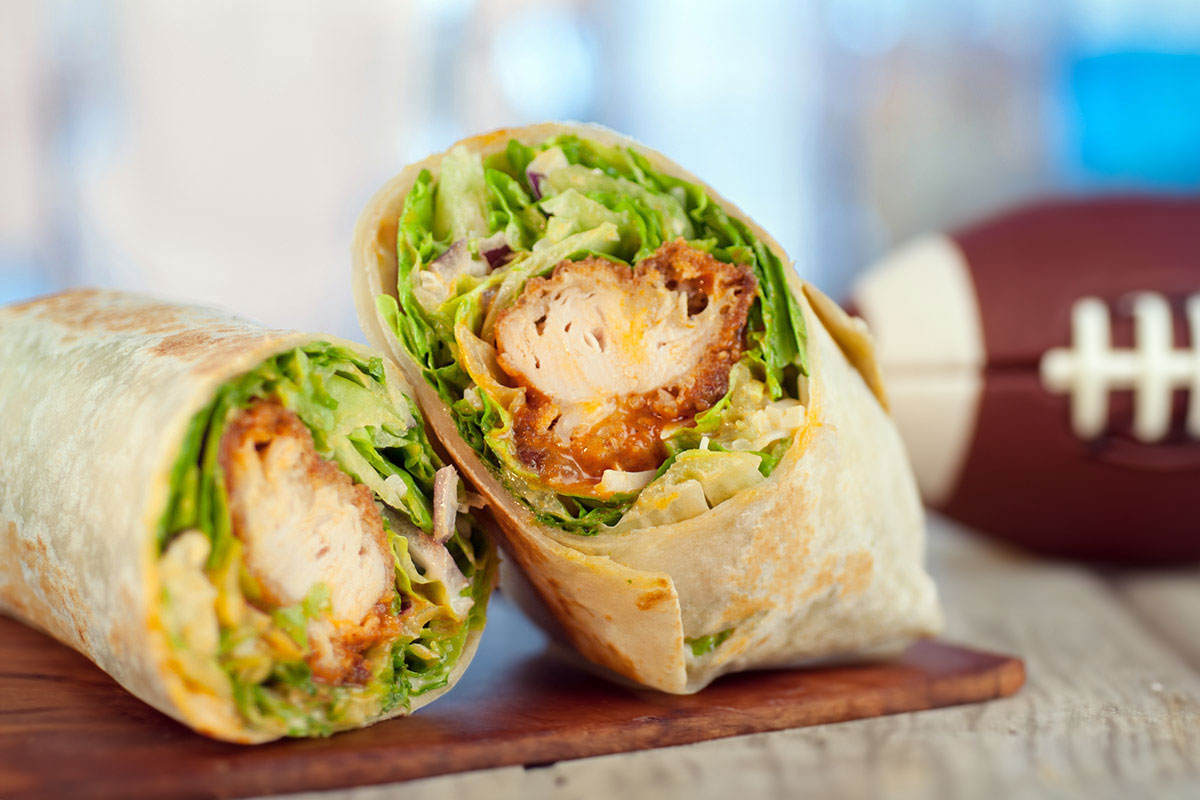 Game Day-Buffalo Chicken Wrap