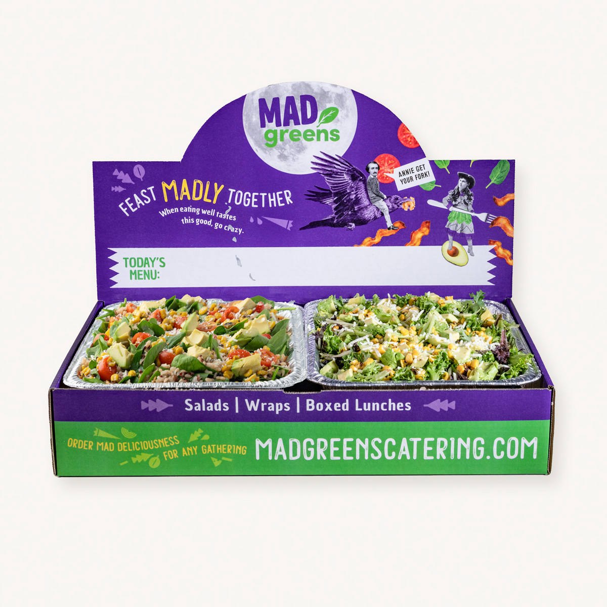 1 MAD Salad & 1 Grain Bowl