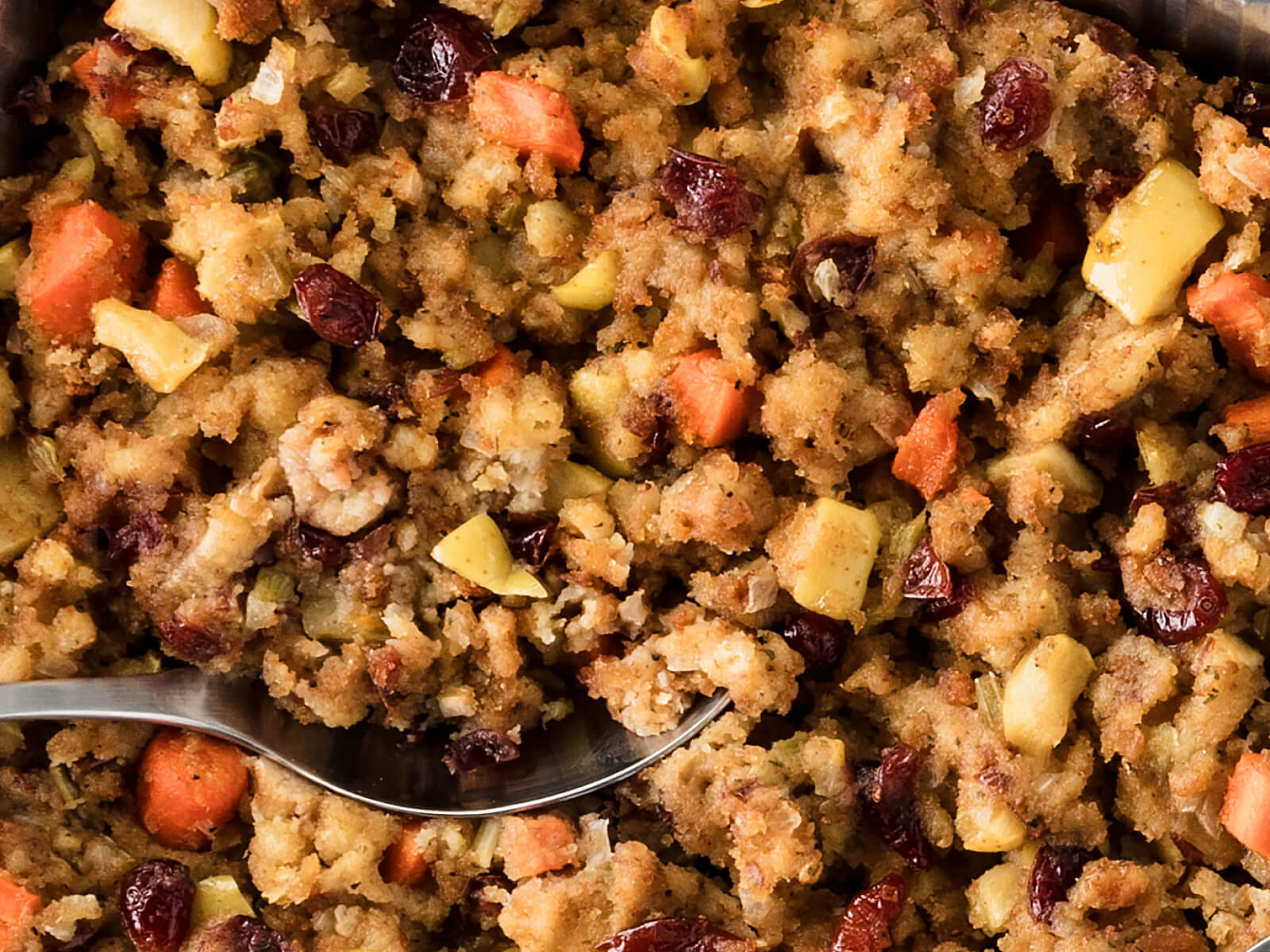 Cranberry Apple Stuffing - serves 4